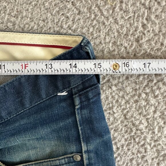 Factotum Japann Jeans Agitpunkt Slim Fit Whiskering Stretch - Picture 16 of 16